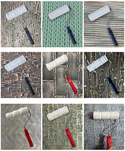 Outil de peinture à motif de briques, grain de bois, rouleau de texture murale, peinture artistique - Product Image 4