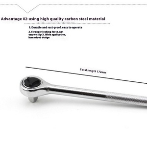 La mejor herramienta manual alemana de <span class=keywords><strong>40</strong></span> piezas 3/8, herramienta de reparación de automóviles, juego de llaves de tubo de trinquete combinado - Product Image 4