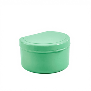 Boîte de nettoyage de prothèses dentaires de haute qualité avec filtre pour trempage de prothèses complètes pour personnes âgées <span class=keywords><strong>et</strong></span> boîte de rangement portable - Product Image 1
