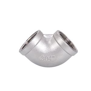 1/2 "Vrouwelijke Bsp X 1/2" Vrouwelijke Bsp Elleboog 90 Graden Roestvrij Staal Ss 304 Schroefdraad Buisfittingen - Product Image 1