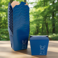 Boîtes à nouilles jetables YBLPAK en papier, 8, 16, 26, 32 onces, robustes, rectangulaires, pour plats à emporter chauds et froids