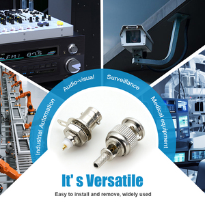 RF đồng trục 50ohm <span class=keywords><strong>BNC</strong></span> thẳng Uốn nối nam và nữ 75 Ohms <span class=keywords><strong>BNC</strong></span> solderable nối cho Video Transmitter - Product Image 6