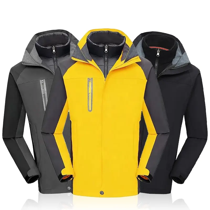 새로운 재킷 맞춤형 디자인 겨울 작업복 남자의 방풍 방수 지퍼 소프트 쉘 재킷