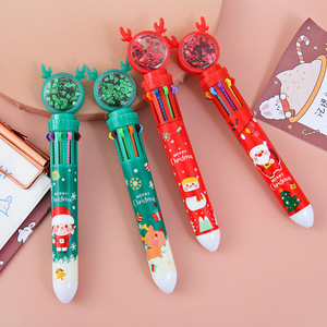 Wholesale Custom Retractable <b>Pens</b> 10 Color <b>Multicolor</b> Shuttle <b>Pen</b> 10 in 1 Kids Favorite Great for School Projects - Product Image 3