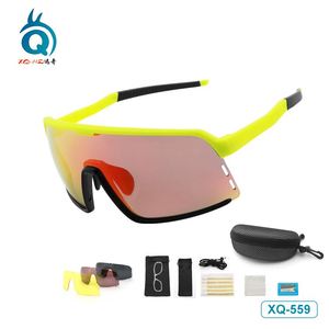 Lunettes de soleil polarisées interchangeables UV400 pour le cyclisme en extérieur, pour hommes, avec étui – Offre spéciale prévente - Product Image 4