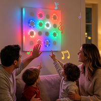 Table de jeu interactive murale tactile écologique moderne pour bébés et enfants, avec balles, pour parc d'attractions, LED DC5V 8W HuaJun