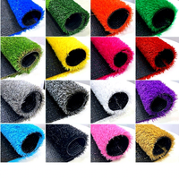 Gazon artificiel multicolore personnalisé, pelouse synthétique pour jardin, cour, aménagement paysager extérieur