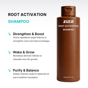 Shampooing Concentré ZLZR Anti-Chute et Fortifiant au Ginseng pour Hommes, Contrôle du Sébum et Nourrissant, Activateur de Croissance Capillaire - Product Image 2