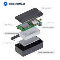 Système de Suivi Google Maps Rechargeable Détection d'Actifs Magnétique Mini Traceur GPS Localisateur pour Moto Bus Voiture