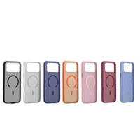 Nouvelle coque de protection universelle magnétique 2-en-1 antichute rouge cerise pour iPhone 18 17 16 15 14 13 12 11 Pro Max