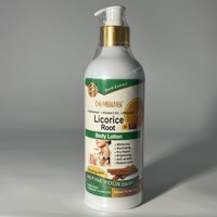 Lotion corporelle - Lotion de massage corporel à la réglisse - Lotion hydratante - Lotion régénérante pour la peau - 500 ml