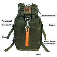 Leichter taktischer Nylon rucksack für Männer für Reisen, Wandern und Flight Parachute Deployment Custom OEM & ODM
