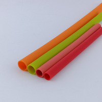 Tube en silicone de qualité alimentaire coloré sur mesure, flexible, résistant à la chaleur, isolant, anti-statique pour câble LED