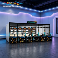 S.Q.F Stand de tir commercial en conteneur multi-stations avec simulateur de munitions réelles, son de recul réaliste et fonctionnement à monnayeur à durée limitée