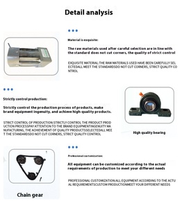 Fabbrica diretta nuovo modello completamente automatico di controllo del tessuto rotolamento macchina nucleo del motore ago navetta tessile macchine di finitura - Product Image 3