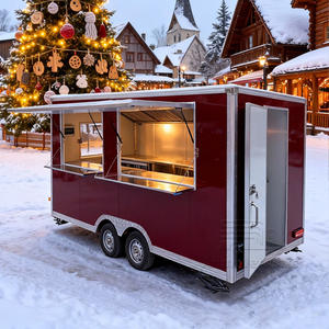 Remolque de Comida Móvil para la Calle, Remolque de Comida para Postres, Panqueques, Donas, Palomitas de Maíz y Dulces, Remolque de Comida de <span class=keywords><strong>Segunda</strong></span> <span class=keywords><strong>Mano</strong></span> con Cocina Completa - Product Image 4