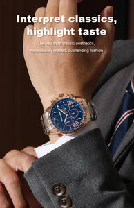 Personnalisez votre propre logo, service personnalisé, montres à quartz 968 9806, faible MOQ, prix bas, livraison rapide, boîtier argenté pour le fond et le cadran de la montre - Product Image 6