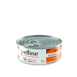 Petline natural premium, alimentação de gato adulto, salão elegante 80 grãos pata sem grão (24 peças), petline, empresa de fabricação
