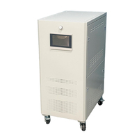Stabilisateur de tension triphasé AC 30 kVA sans contact avec technologie statique à semi-conducteurs, bobinage en cuivre, sans relais