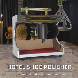 Pulidor de Zapatos Automático de Acero Inoxidable Ecológico con Logotipo Personalizado, Modelo MC-E008, Marca Honeyson, Artículos de Hotel, Restaurante - Product Image 2