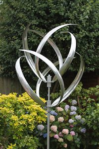 Oniya Kinetic Outdoor Metal 190H Wind Spinner Wind-mill Garden Ornament Stakes 360 Degree for Yard Wonder - Product Image 4