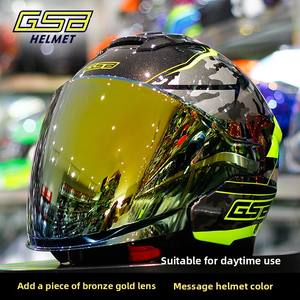 Demi-casque pour hommes GSB certifié DOT Matériau ABS léger à face ouverte pour motos Véhicules électriques Gris-État neuf - Product Image 2