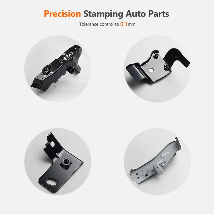 OEM Service Autoparts Stamping Aluminum Steel Sheet Metal Automotive Parts For Auto Electric Car