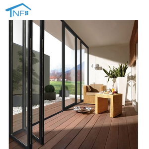 Panoramisch Vouw Deur Aluminium Glas Tuin Huis Vouwen Deur - Product Image 2