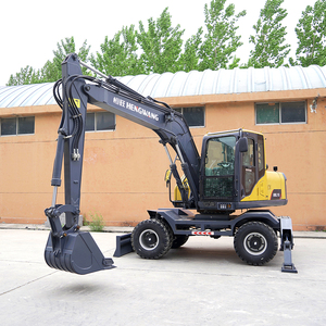 Goedkope Graafmachines Op Wielen/Multifunctionele Wielgraafmachine/8 Ton Middelgrote Graafmachine - Product Image 1