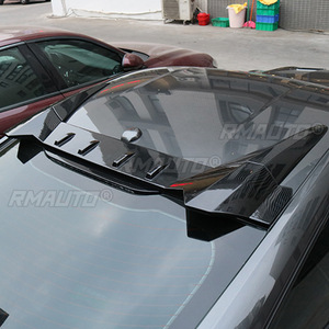 Pour Ford Mustang 2015-2020 Kit carrosserie Aileron de toit Aileron de coffre arrière Noir brillant Style Combat Aileron arrière Accessoires de voiture - Product Image 3