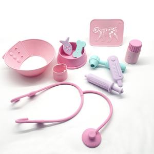 Giocattoli veterinari educativi per bambini Set di giochi per finti giochi da dottore set per la cura degli animali domestici gioco di ruolo per ragazzi e bambine - Product Image 3