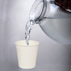 500 di cartone bianco biodegradabile tazze da 180ml (165ml Mark) eco-friendly usa e getta per bevande calde e fredde 100% bicchieri di carta - Product Image 3