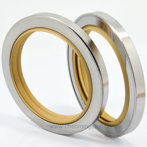 Joint d'étanchéité à double lèvre GCR15, joint d'étanchéité jaune gainé pour arbre, ID 8-35mm, certifié ISO9001, -30-200°C pour pompe à vide, marque Ceimin - Product Image 4