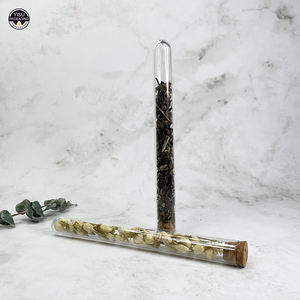 Tubo de ensayo de plástico con tapón de corcho, tubo de humo para embalaje - Product Image 5