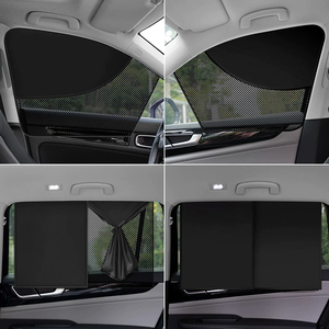 Car Side Window Sunshade Film - Removable Tint For Car Windows | Static Cling & Reusable |Superior UV & Heat Protection | 15" L X 16.5" W | Installation Kit Included(4 PCS - View #5