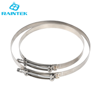 168 colliers de serrage en acier inoxydable pour tuyau de protection de pivot central de système d'irrigation à pivot central