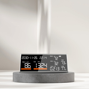 เครื่องวัดคุณภาพอากาศอเนกประสงค์ขายดี 9 in 1 ตรวจวัด PM2.5/PM10/PM1.0 ค่าสารประกอบอินทรีย์ระเหยง่าย (TVOC) คาร์บอนไดออกไซด์ (CO2)  พร้อมวิเคราะห์ก๊าซดำ  ปรับแต่งได้ตามความต้องการ OEM ODM - Product Image 5