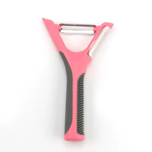 Pelador de patatas y zanahorias en juliana, utensilios de cocina, utensilios de cocina, pelador de frutas y verduras giratorio multifuncional - Product Image 1