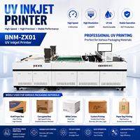 Imprimante jet d'encre UV automatique industrielle haute précision 40m/min 1200dpi pour sacs en papier kraft, cartons, emballages en plastique et en verre