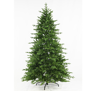 Haute qualité 4.5f/6/7.5ft vert artificiel PVC arbre De noël support en métal intérieur/extérieur vacances décoration De noël Arbre De <span class=keywords><strong>Noel</strong></span> - Product Image 1