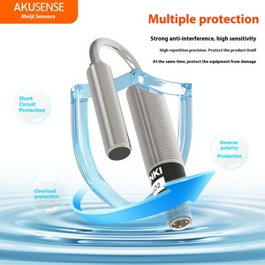 Sensores inductivos Akusense, <span class=keywords><strong>Sensor</strong></span> de interruptor de proximidad inductivo de 220 ℃ resistente a altas temperaturas M12M18M30 - Product Image 5