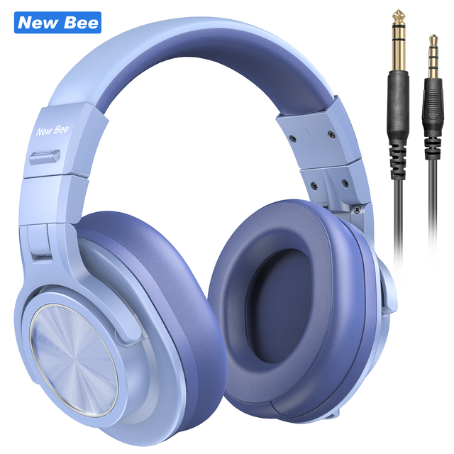 Wholesale Silver Black Blue Dj Studio Headphones Over Ear Wired Headphones for Studio Recording Monitor Mixing with 3.5mm Jack
