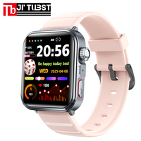 Reloj Inteligente F330 Cuadrado de Acero Inoxidable con ECG, Monitor de Actividad Física, Asistente de Voz, Control de Salud Respiratoria, Monitor de Frecuencia Cardíaca, IP68
