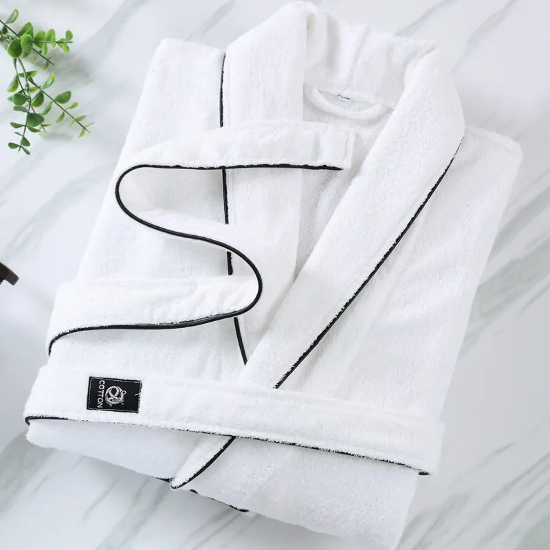 5 Star Wholesale Hotel Linen Soft Adults Spa Bath robe Waffle Bathrobe