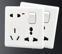 Sran — prise de courant murale multifonction à 8 broches, ue 220V, type abs standard Pakistan