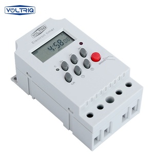 VOLTRIQ Programable 12V 24V 48V 110V 220V Din Rail Digital Programable 12V Dc Temporizador Interruptor para uso eléctrico - Product Image 4