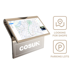 Cảm ứng độ sáng cao tùy chọn cho kiosk màn hình cảm ứng cho du khách ngang thông tin bản đồ kiosk Mall màn hình cảm ứng kiosk - Product Image 6