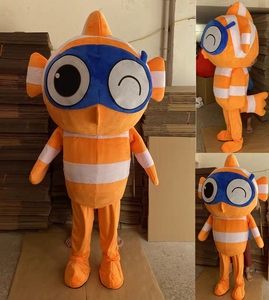 <span class=keywords><strong>Costume</strong></span> de mascotte de <span class=keywords><strong>poisson</strong></span>-clown Cosplay de fête d'événement pour <span class=keywords><strong>adulte</strong></span> - Product Image 5
