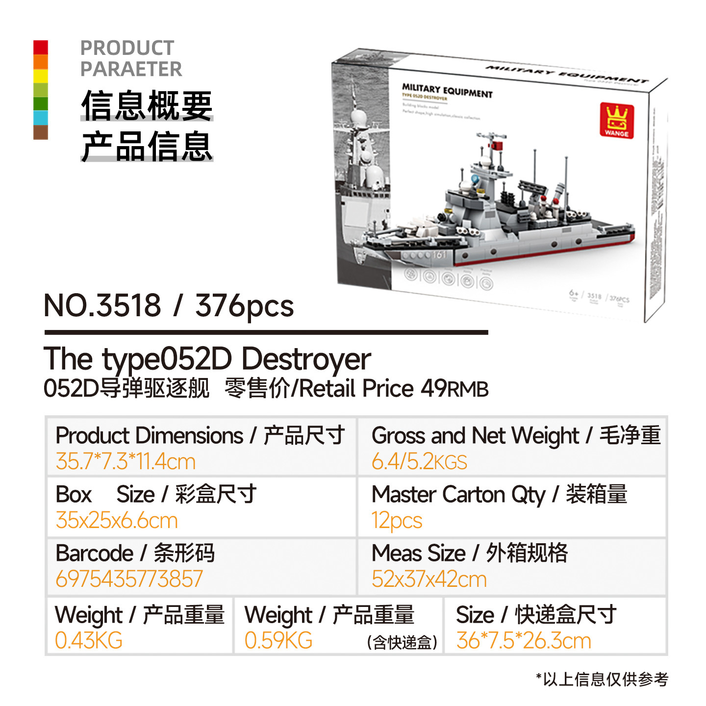 3518 destroyer de missiles