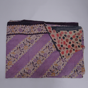 Venta al por mayor lote Vintage Kantha edredón fina calidad costura a mano indio Reversible algodón Kantha Manta - Product Image 1